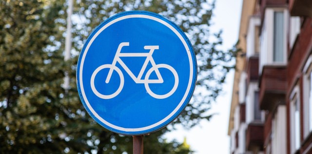 Verkeersbord fietspad